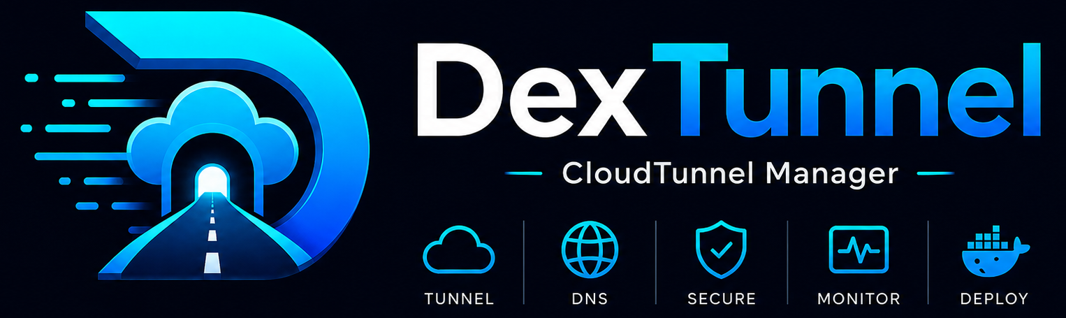 DexTunnel 🚀  Smart Cloudflare Tunnel Management Platform